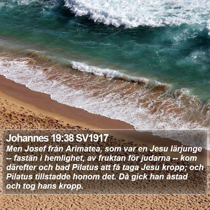 Johannes 19:38 SV1917 Bible Study