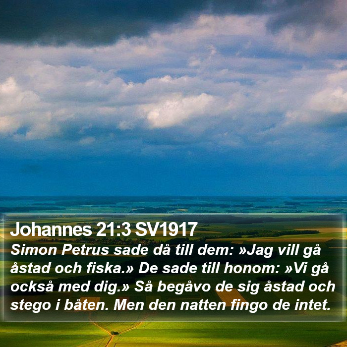 Johannes 21:3 SV1917 Bible Study