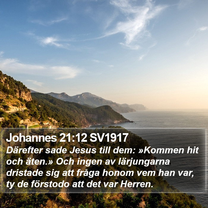 Johannes 21:12 SV1917 Bible Study