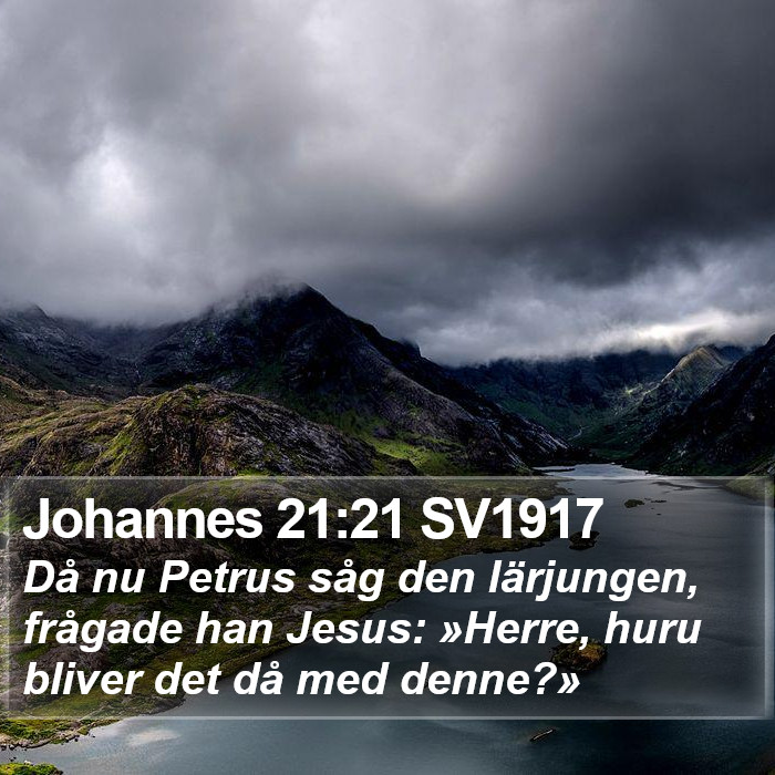 Johannes 21:21 SV1917 Bible Study