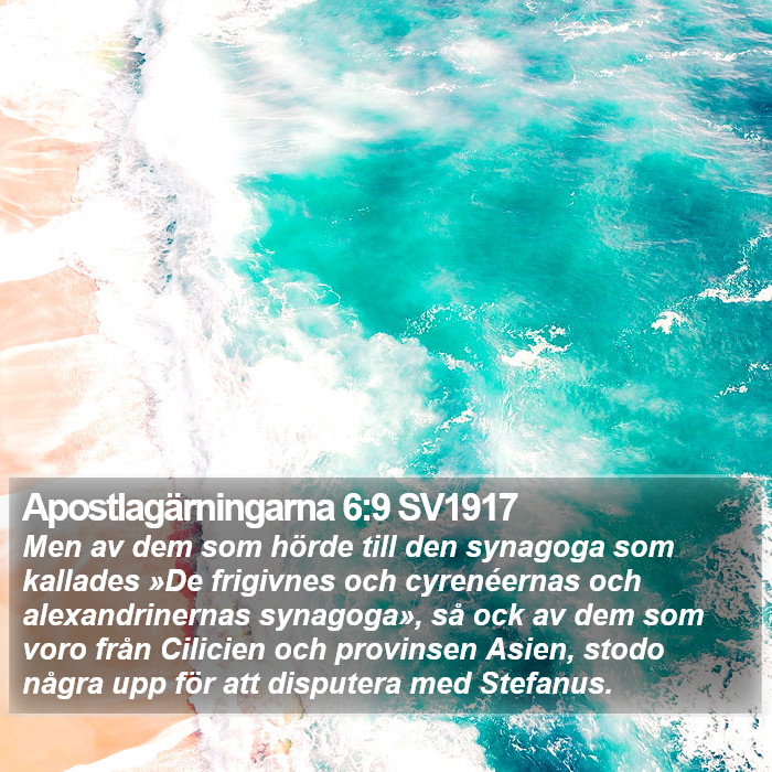 Apostlagärningarna 6:9 SV1917 Bible Study