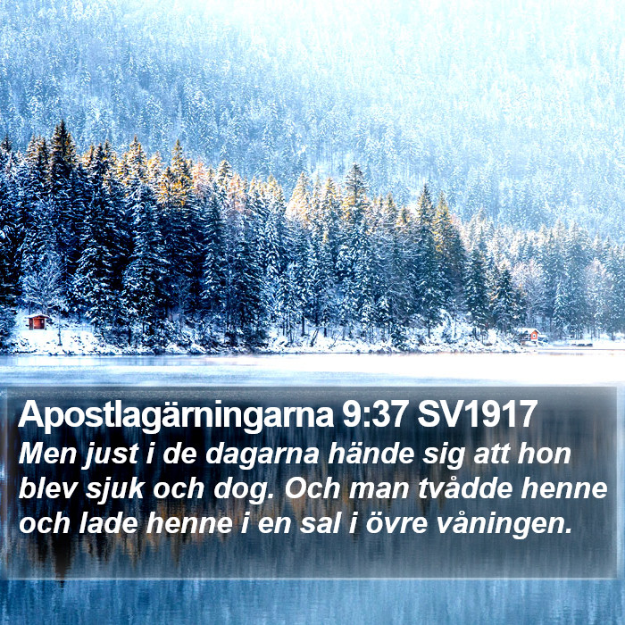 Apostlagärningarna 9:37 SV1917 Bible Study