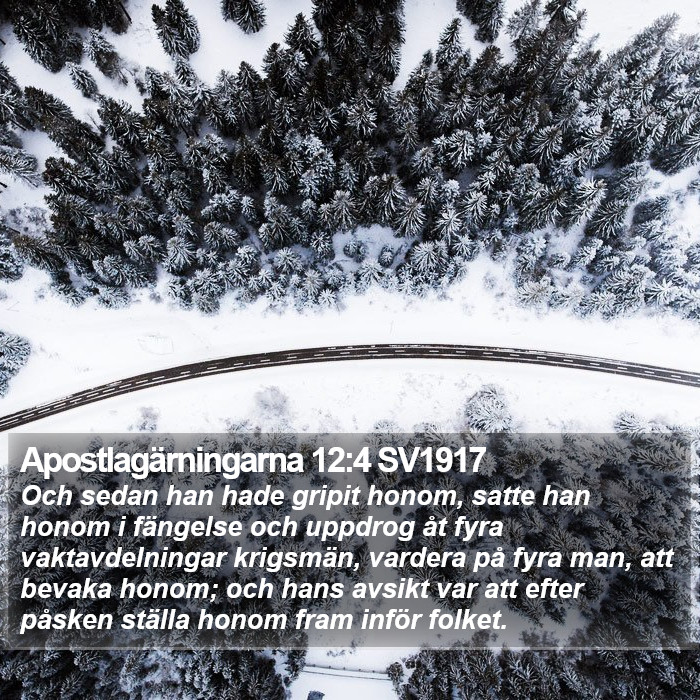 Apostlagärningarna 12:4 SV1917 Bible Study