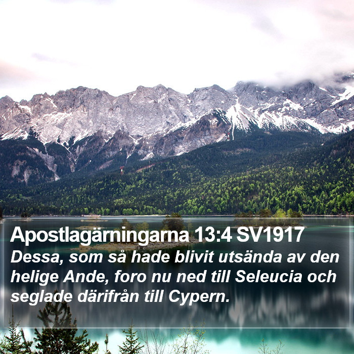 Apostlagärningarna 13:4 SV1917 Bible Study