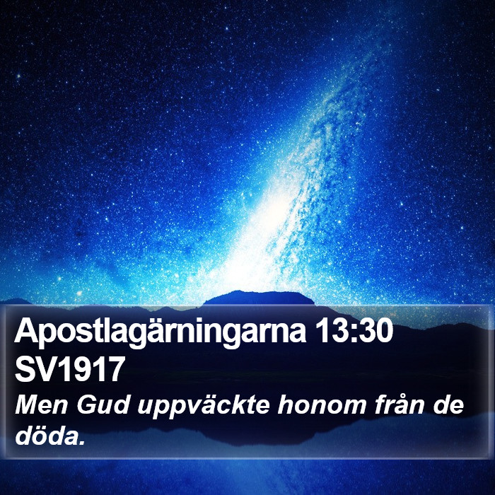 Apostlagärningarna 13:30 SV1917 Bible Study