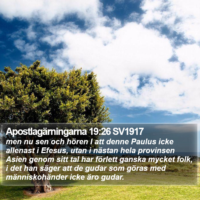 Apostlagärningarna 19:26 SV1917 Bible Study