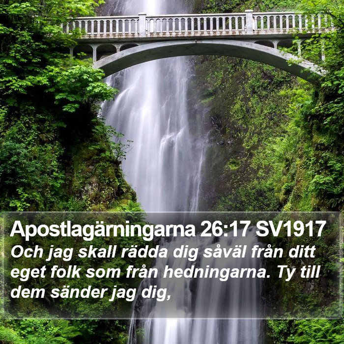 Apostlagärningarna 26:17 SV1917 Bible Study