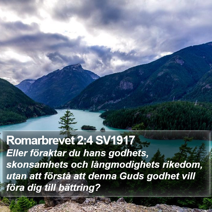 Romarbrevet 2:4 SV1917 Bible Study