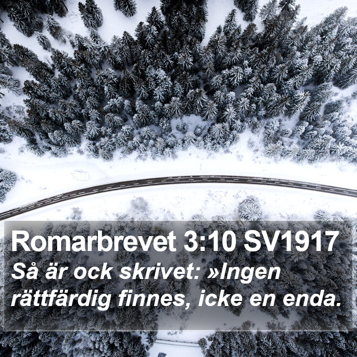 Romarbrevet 3:10 SV1917 Bible Study