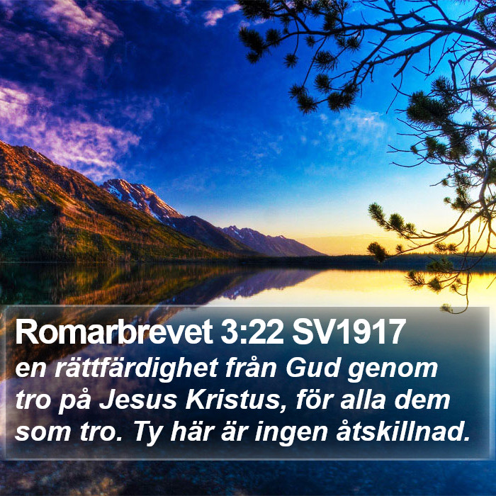 Romarbrevet 3:22 SV1917 Bible Study