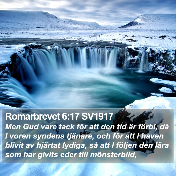 Romarbrevet 6:17 SV1917 Bible Study