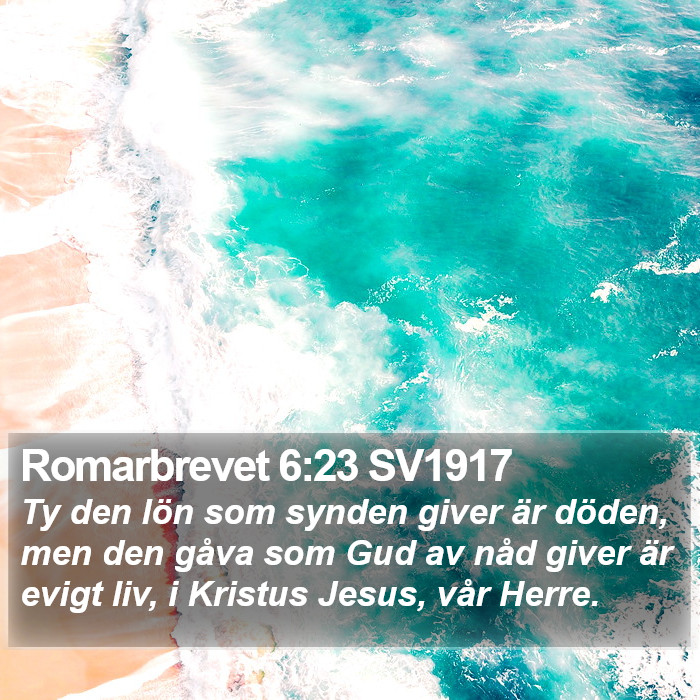 Romarbrevet 6:23 SV1917 Bible Study