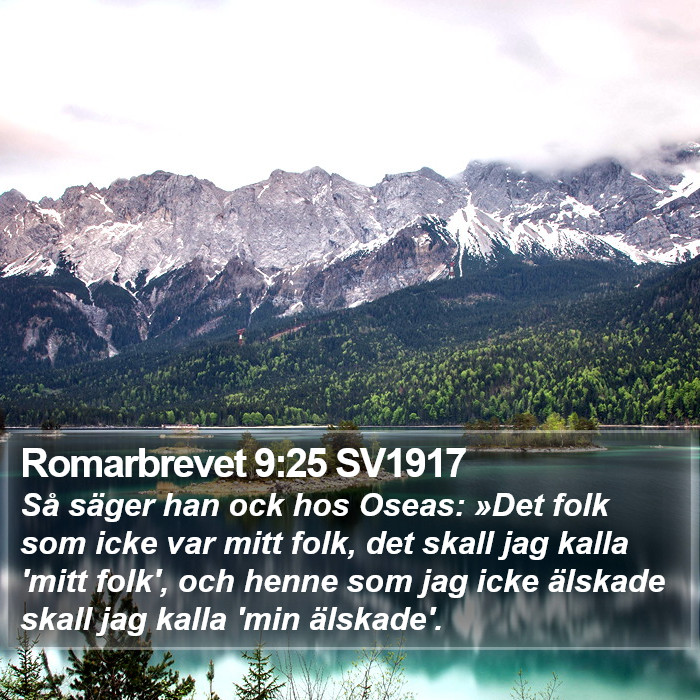 Romarbrevet 9:25 SV1917 Bible Study