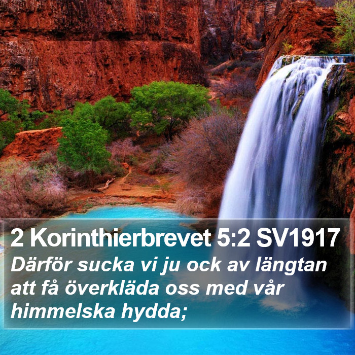 2 Korinthierbrevet 5:2 SV1917 Bible Study