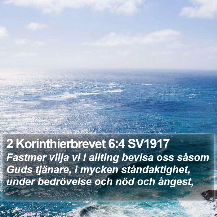 2 Korinthierbrevet 6:4 SV1917 Bible Study