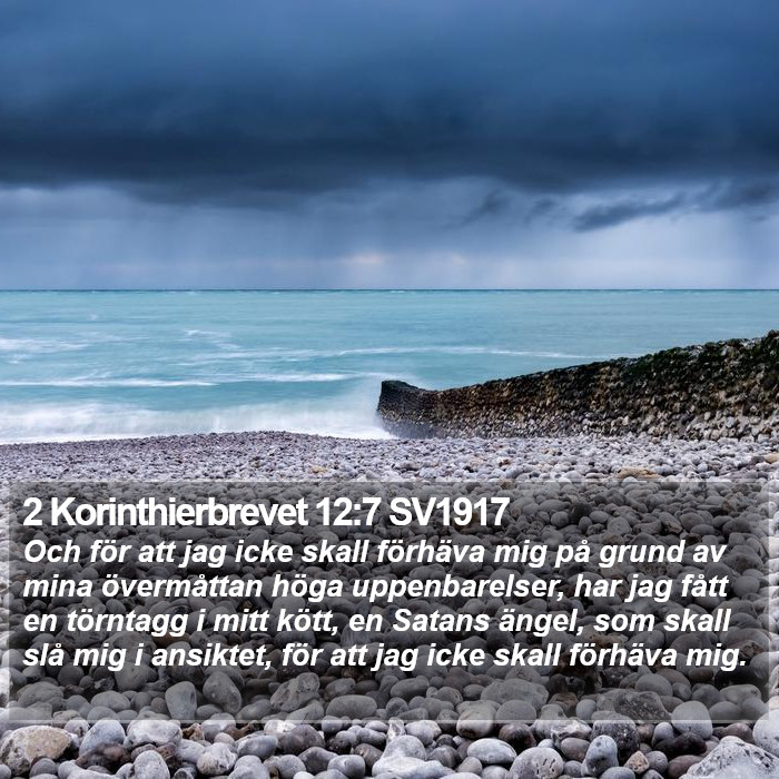 2 Korinthierbrevet 12:7 SV1917 Bible Study