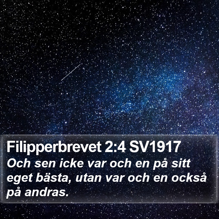 Filipperbrevet 2:4 SV1917 Bible Study