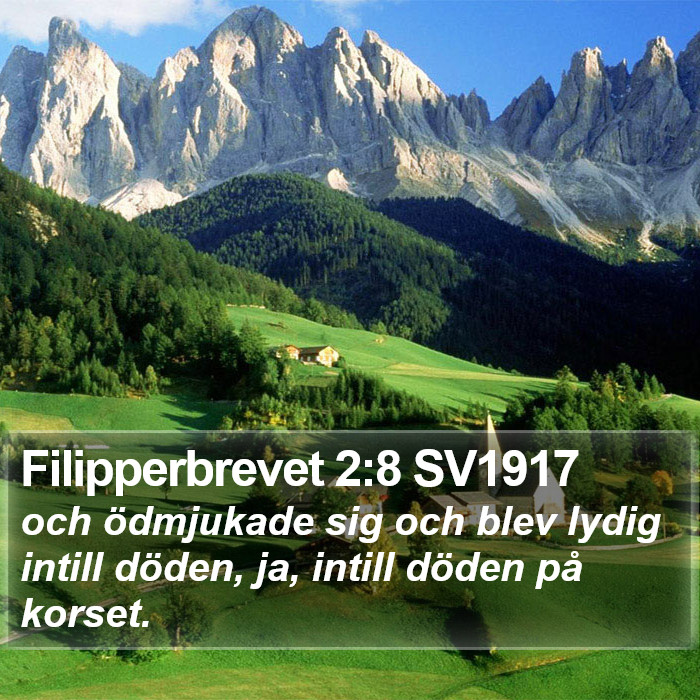 Filipperbrevet 2:8 SV1917 Bible Study