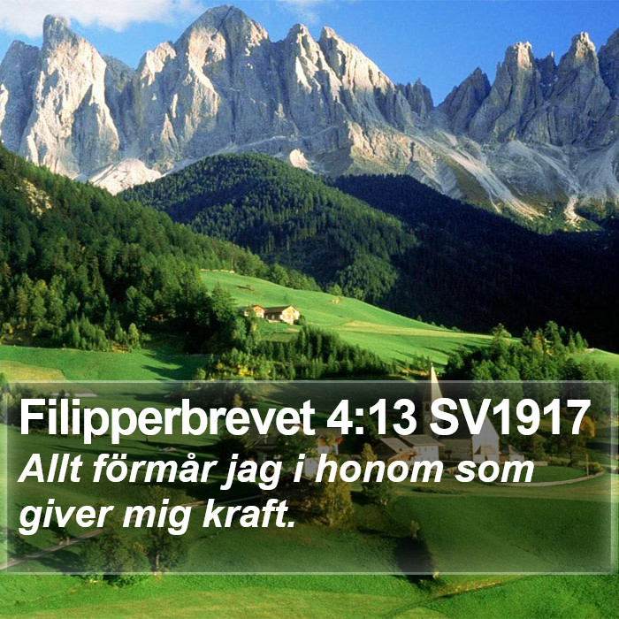 Filipperbrevet 4:13 SV1917 Bible Study