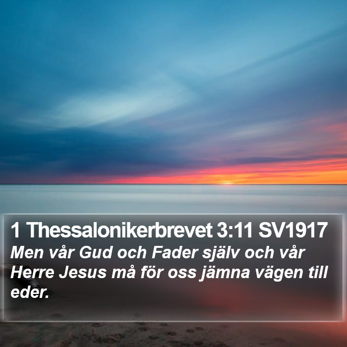 1 Thessalonikerbrevet 3:11 SV1917 Bible Study