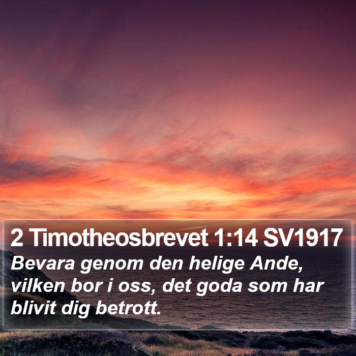 2 Timotheosbrevet 1:14 SV1917 Bible Study