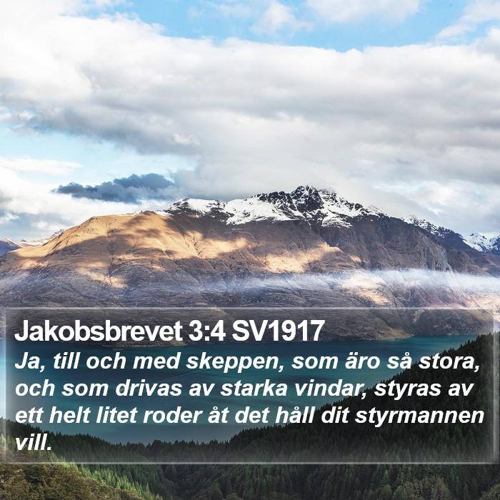 Jakobsbrevet 3:4 SV1917 Bible Study