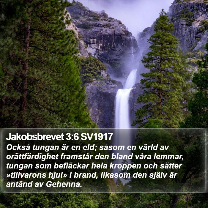 Jakobsbrevet 3:6 SV1917 Bible Study