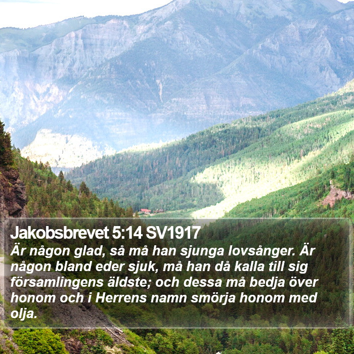 Jakobsbrevet 5:14 SV1917 Bible Study