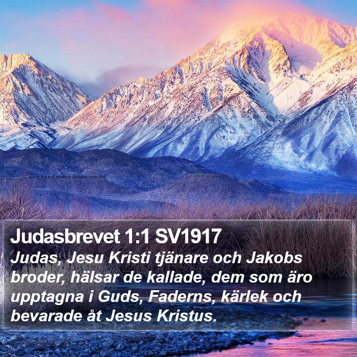 Judasbrevet 1:1 SV1917 Bible Study