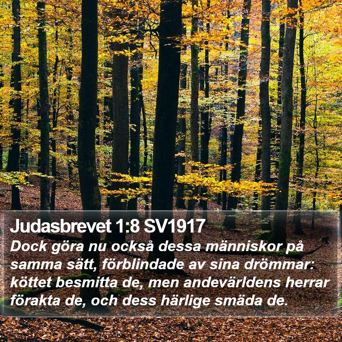 Judasbrevet 1:8 SV1917 Bible Study