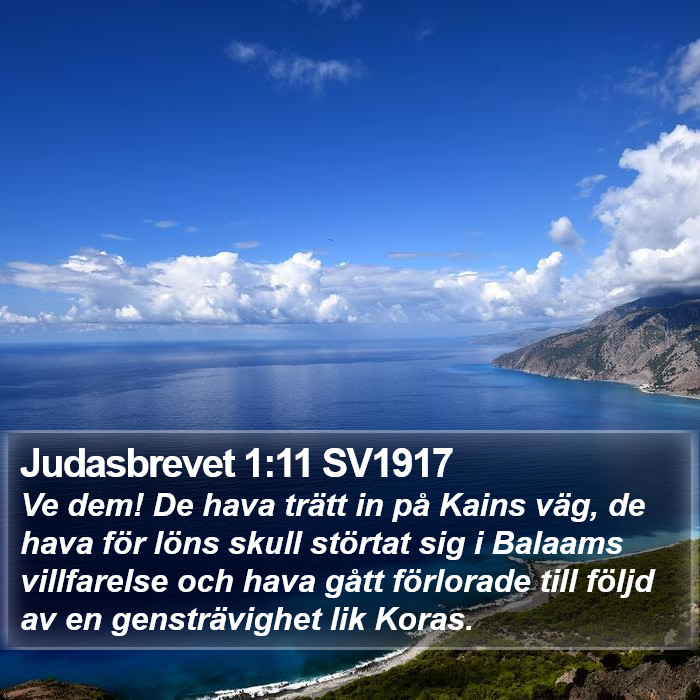 Judasbrevet 1:11 SV1917 Bible Study