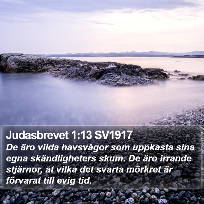 Judasbrevet 1:13 SV1917 Bible Study