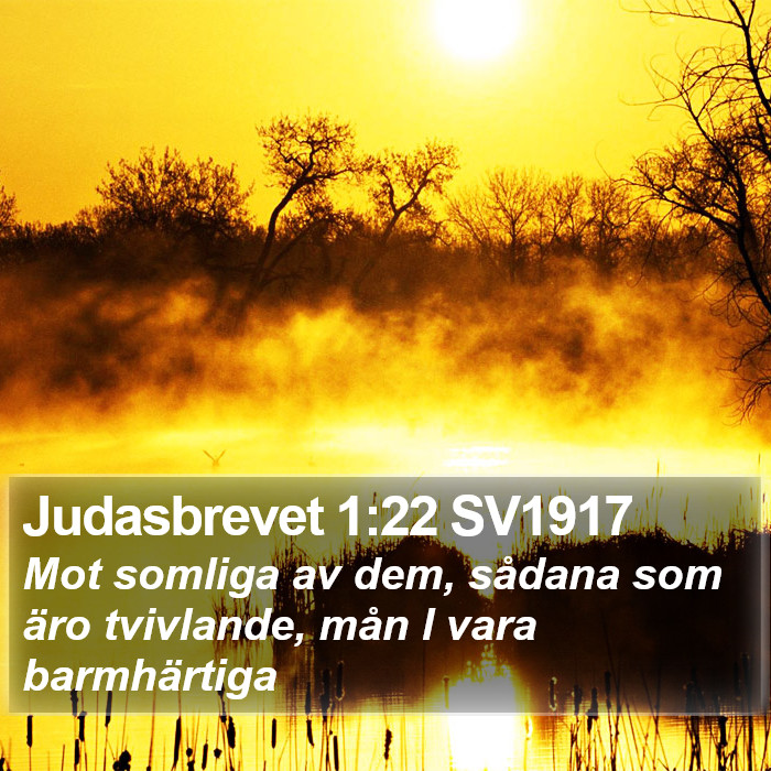 Judasbrevet 1:22 SV1917 Bible Study