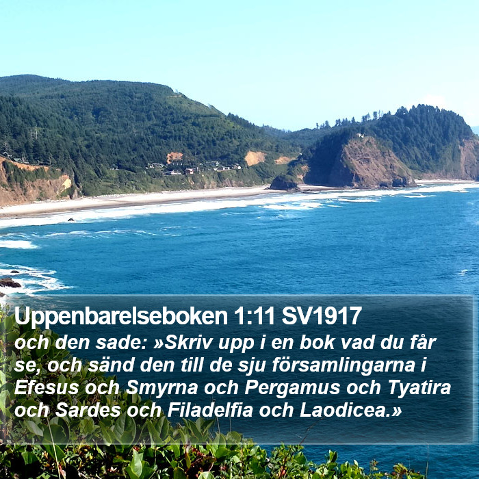 Uppenbarelseboken 1:11 SV1917 Bible Study