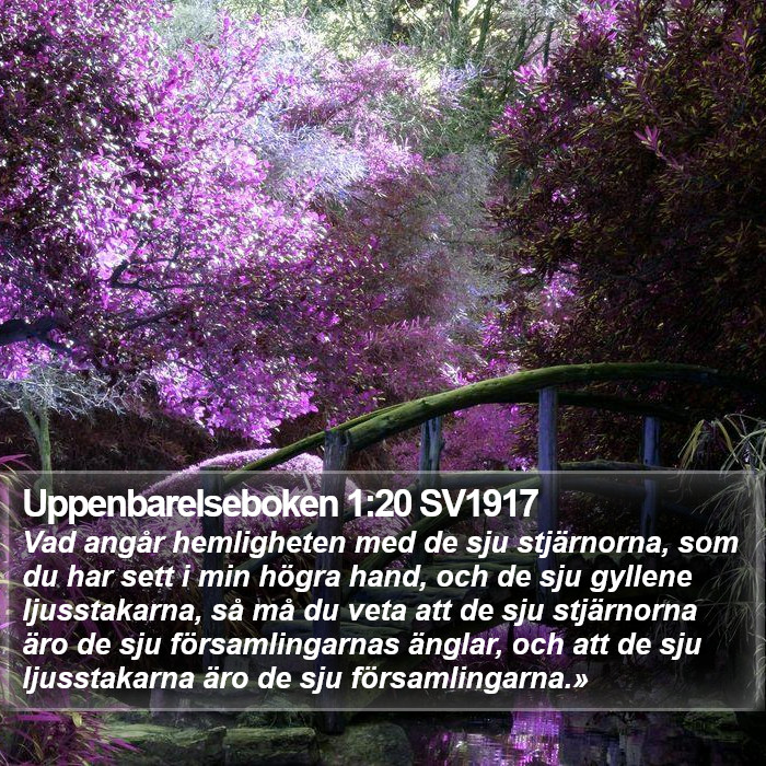 Uppenbarelseboken 1:20 SV1917 Bible Study