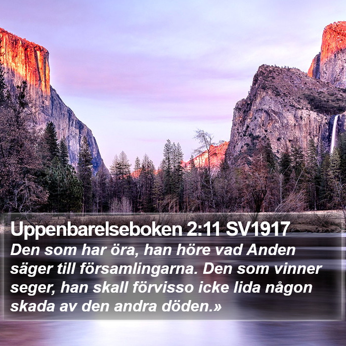 Uppenbarelseboken 2:11 SV1917 Bible Study