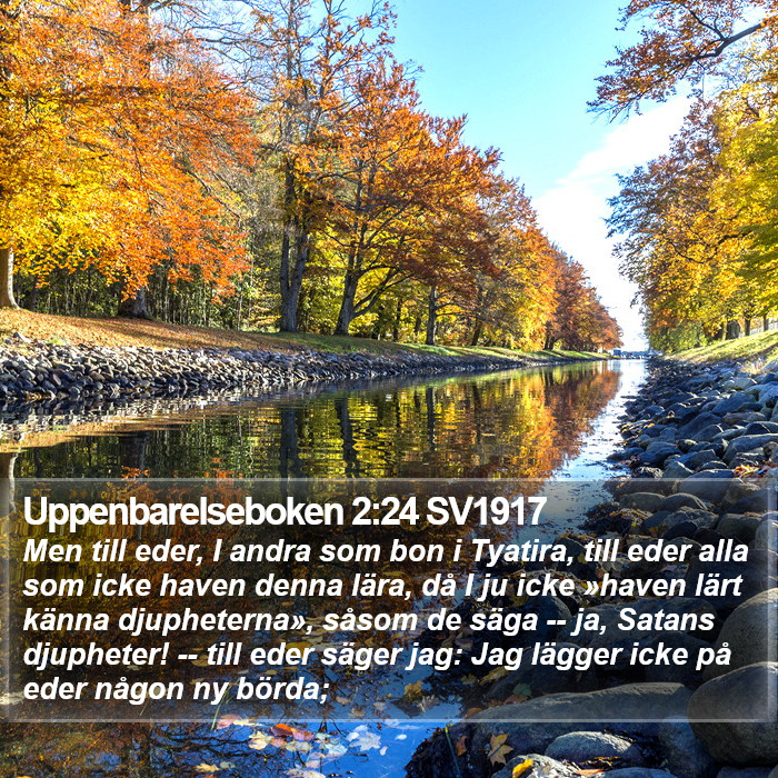 Uppenbarelseboken 2:24 SV1917 Bible Study