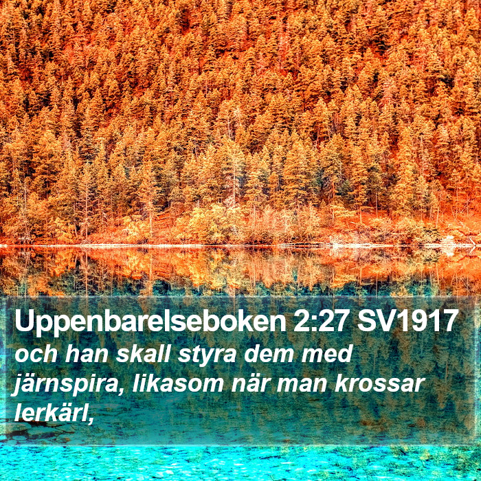 Uppenbarelseboken 2:27 SV1917 Bible Study