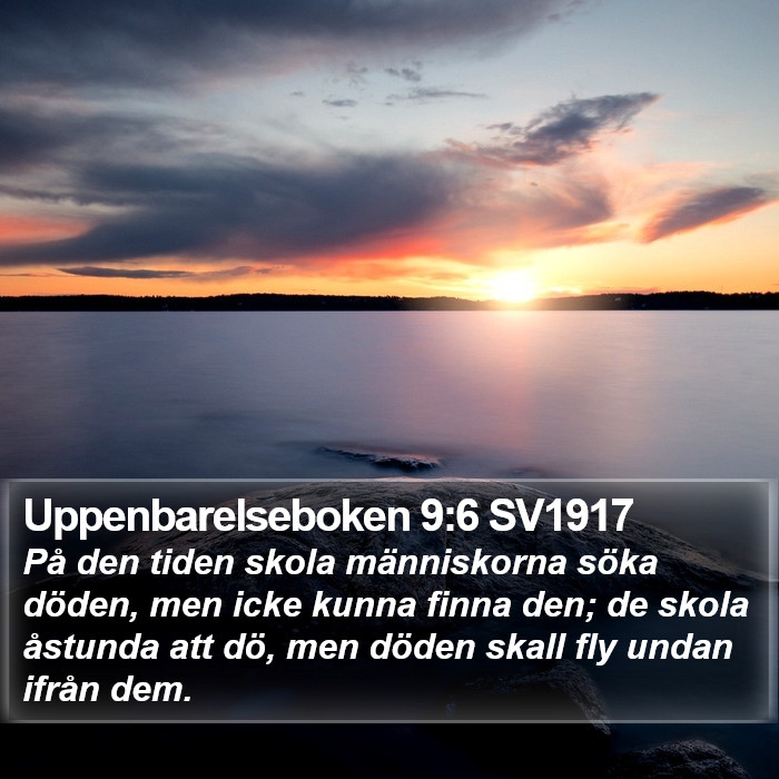 Uppenbarelseboken 9:6 SV1917 Bible Study