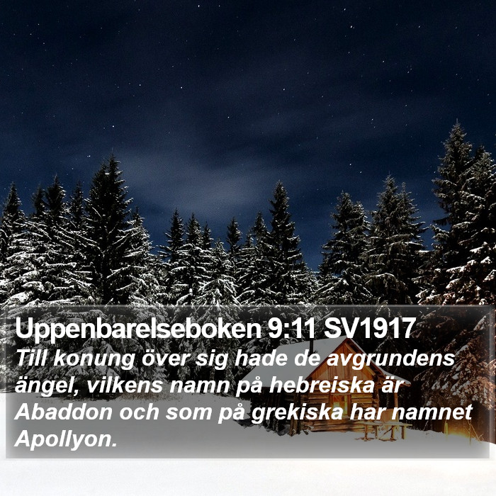 Uppenbarelseboken 9:11 SV1917 Bible Study