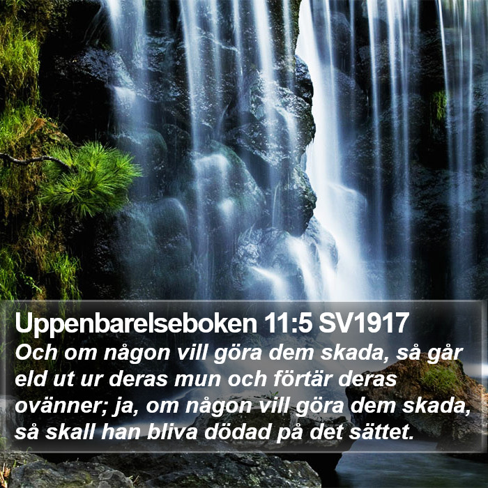 Uppenbarelseboken 11:5 SV1917 Bible Study