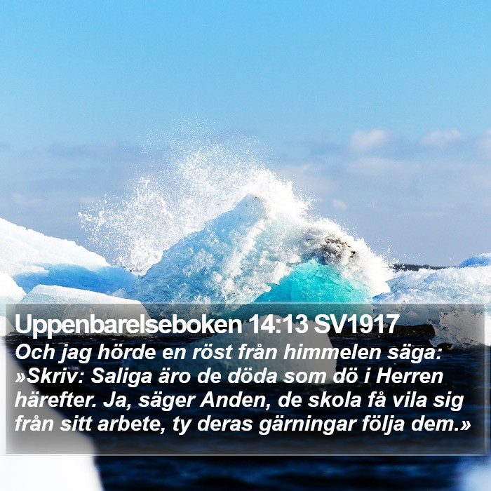 Uppenbarelseboken 14:13 SV1917 Bible Study