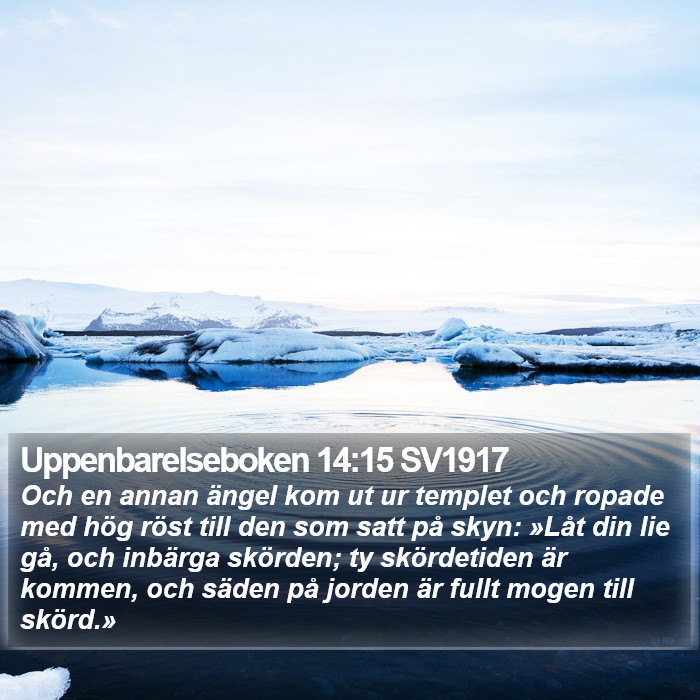 Uppenbarelseboken 14:15 SV1917 Bible Study