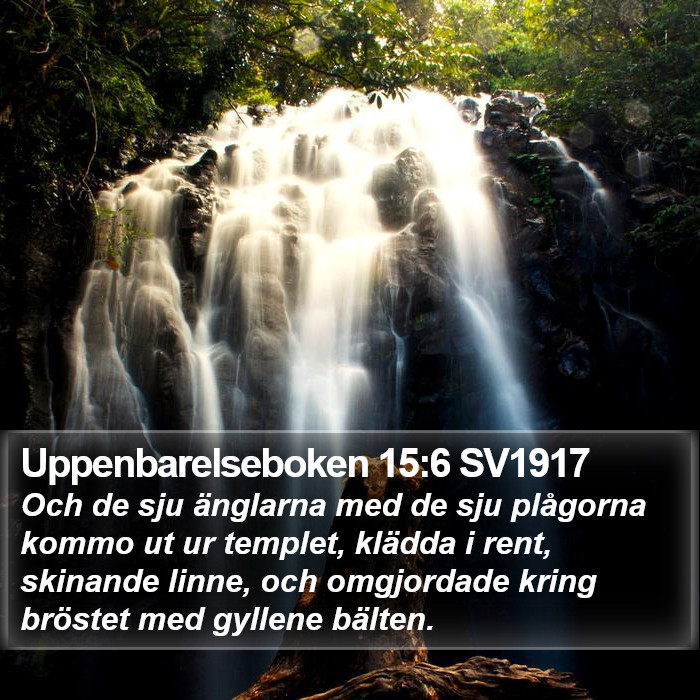 Uppenbarelseboken 15:6 SV1917 Bible Study