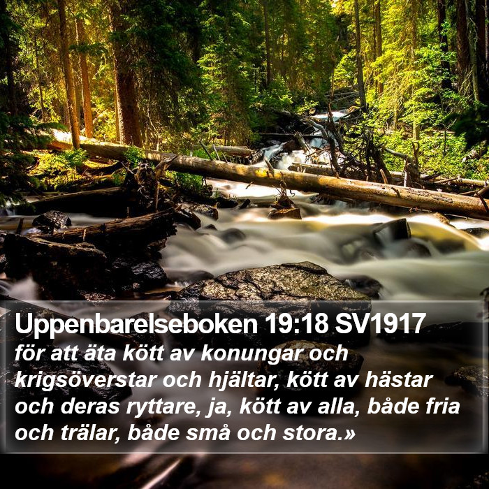 Uppenbarelseboken 19:18 SV1917 Bible Study