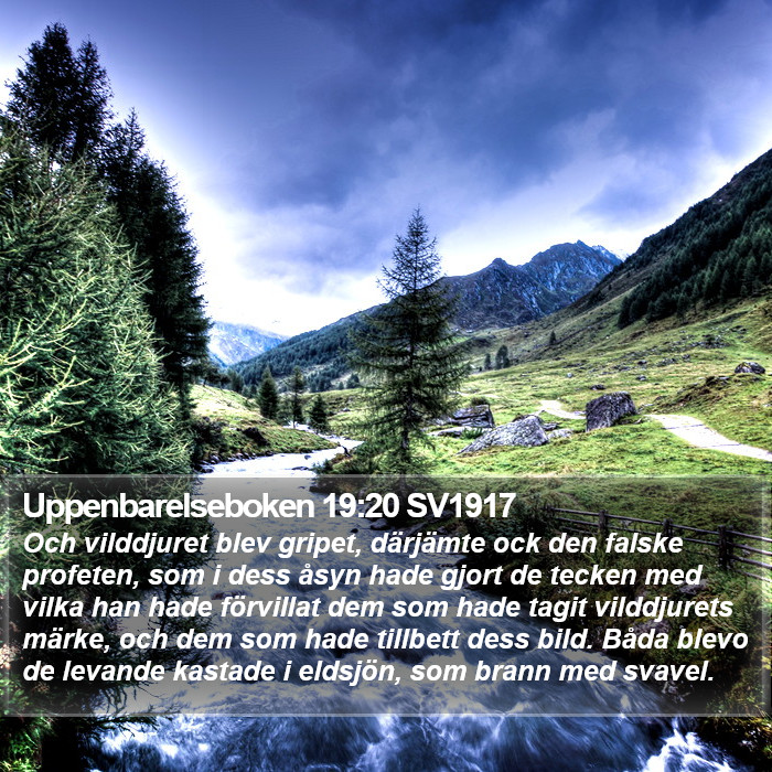 Uppenbarelseboken 19:20 SV1917 Bible Study