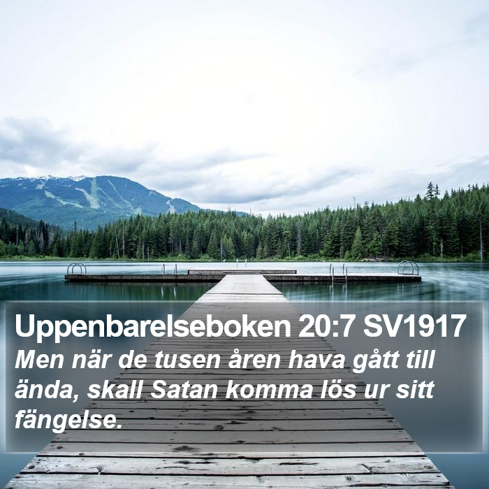 Uppenbarelseboken 20:7 SV1917 Bible Study